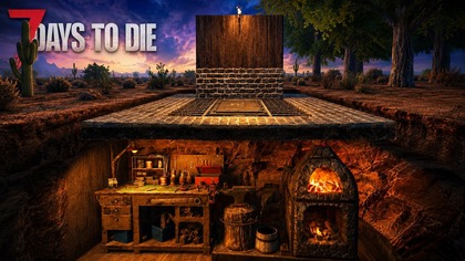 Mam warsztat i kuźnię na pustyni! | 7 Days to Die 3. 0 #10