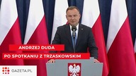 Duda po spotkaniu z Trzaskowskim: Cieszę się, że wreszcie przyjął zaproszenie