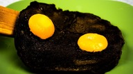 Black Fried Eggs with Incredibly Extraordinary Taste