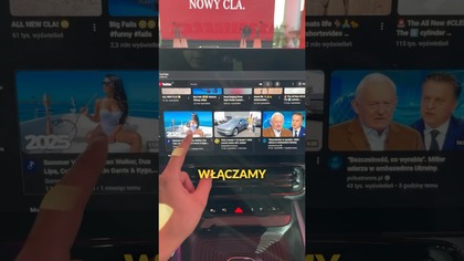 JAK SZYBKI JEST KOMPUTER W NOWYM MERCEDESIE CLA? #mercedes #elektromobilność #danielgrzyb