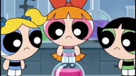 Blossom, Bubbles and Buttercup talking to the Secret Powerpuff Formula
