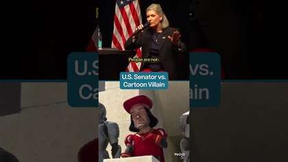 US Senator vs.  Cartoon Villain