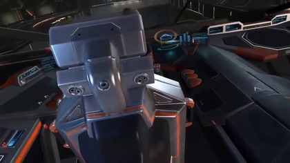 Elite Dangerous - Walking around the Python bridge in VR.  (HTC VIVE)
