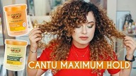 TEST NA ŻYWO  Żele Cantu Maximum Hold Moisture Retention VS Anti-Shedding | Curly Madeleine