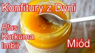 Konfitura na Odporność z dyni.  Kurkuma, imbir, geranium.