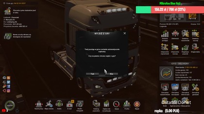Luźne Granie w Euro Truck Symulator 2 Mp