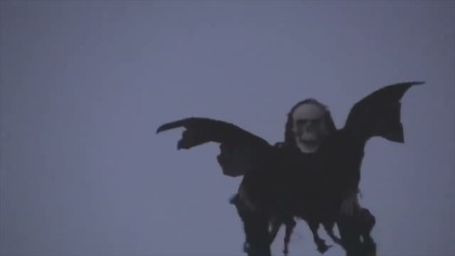 Flying Reaper and Fake Trick or Treater #halloween
