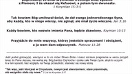 Jeśli nasz dość wszystkiego - zawołaj do Boga