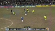 Liga Mistrzów UEFA 2005-2006 1/8 Finału 1 mecz Chelsea - Barcelona 2 połowa 22. 02. 2006