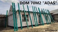 DOM BEZ POZWOLENIA 70M2 ADAŚ | STROP I WIĘŹBA