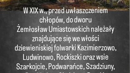 Dziewieniszki - Żemłosław.  Dieveniškės - emislaulio dvaras.