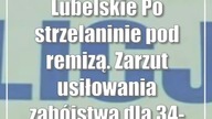 Lubelskie: Po strzelaninie pod remizą.  Zarzut usiłowania zabójstwa dla 34-latka