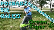 Na Działce! Vlog odc. 33 Rozdrabniacz do Gałęzi Green Tiger.  Jak pozbyć się gałęzi? #MajsterAmator