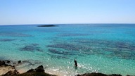 Kreta Crete Elafonissi Beach - plaża z różowym piaskiem!