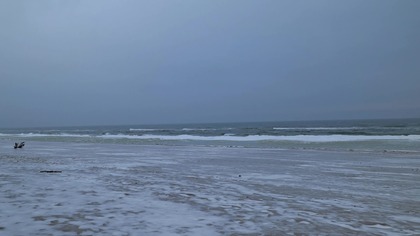 Frozen Beach Waves Winter Sea Nature Sounds