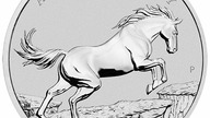 Najnowsza Srebrna Moneta w stacku - Australijski Brumby 2021