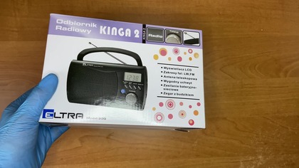 UNBOXING: Srebrne radio przenośne z budzikiem ELTRA KINGA 2