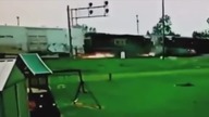 LiveLeak - Train derailment topples 22 railcars
