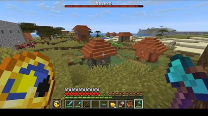 Villagers run inside #minecraft #game #gaming #Raid #Short #Shorts