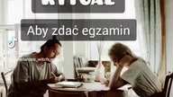 Rytual aby zdać egzamin 