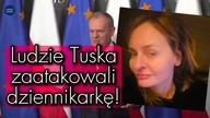 Atak ludzi Tuska na dziennikarkę Monikę Rutke z Tygodnika Solidarność!