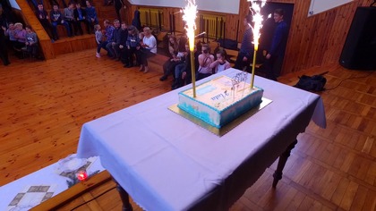 Tort uświetniający obchody 2.  rocznicy funkcjonowania scholi Aniołki - 1. 01. 2019 r.