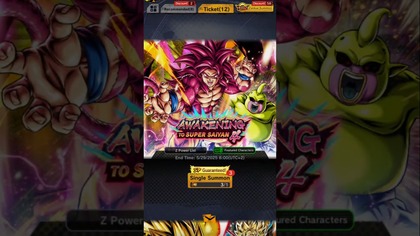 another 3 ticket summon db legends ssj4 goku