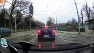 Drogowy cwaniak w BMW