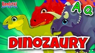 Dinozaury dla dzieci | Atlas dinozaurów po polsku  Litera A - Allozaur, Apatozaur, Ankylozaur