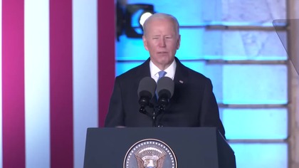Live Joe Biden delivers speech in Warsaw on efforts to support Ukraine