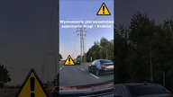 Wymuszenie pierwszeństwa, zajechanie drogi - Kraków #shorts #rikordwidjo