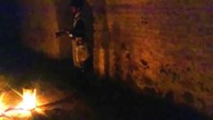 strzał z karabinu twierdza Srebrna Góra
