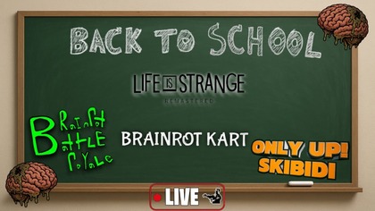  ODMÓŻDŻENIE PO SZKÓŁCE  BRAINROTOWE GIERKI  + LIFE IS STRANGE  | Asasyn08 [NA ŻYWO]