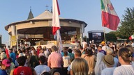Medjugorje 05-08-2022 piąty dzień Festiwalu Młodych rozpoczęcie mszy świętej kończącej Mladifest