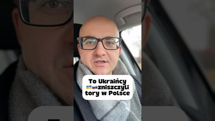 To Ukraińcyzniszczyli tory w Polsce!