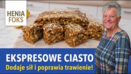 Ekspresowe Ciasto  dodaje sił i poprawia trawienie! Ciasto owsiano-daktylowe dla zdrowia i energii!