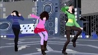 Undertale MMDLiar Dance Chara  Betty  Frisk