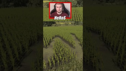 KTOŚ ZROBIŁ DZIWNY NAPISA NA MOIM POLU  #farming