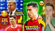 Prezydent FC Barcelony DZIĘKUJE Lewandowskiemu! Cristiano Ronaldo NIE POLECI z Manchesterem...