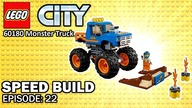 LEGO City Off Road 60180 Monster Truck   Speed Build #22