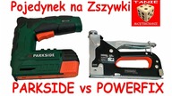 Zszywacz POWERFIX Profi+ vs Tacker PARKSIDE PAT4 C4.  Pojedynek na gwoździe i zszywki :)