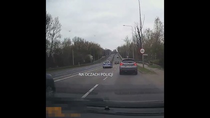 Chyba zapatrzył się an policję