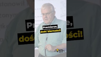  Premierze, dość bierności! #PomyślDziś odc.  2603