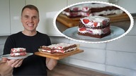 Ciasto czekoladowe z mascarpone i truskawkami Łatwy Przepis