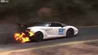 Lamborghini Gallardo w ogniu