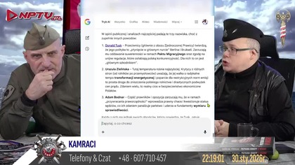 KAMRACI (Czat Bimber Tryb AI) - Olszański, Osadowski NPTV (30.01.2026)