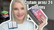 CZYTAM PRZEZ 24 GODZINY + idę do biblioteki| Vlog