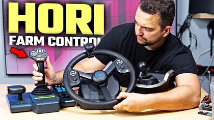 TESTOWAŁEM KIEROWNICĘ DO TRAKTORÓW!  Hori Farming Vehicle Control System