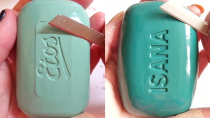 Soap Carving ASMR Relaxing Sounds no talking Satisfying ASMR Video