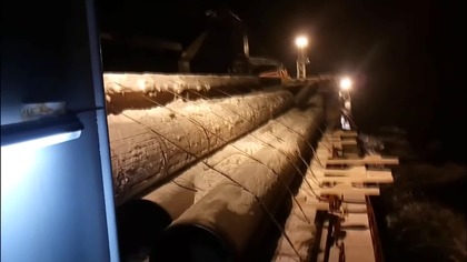 Źle zabezpieczony towar na otwartym morzu